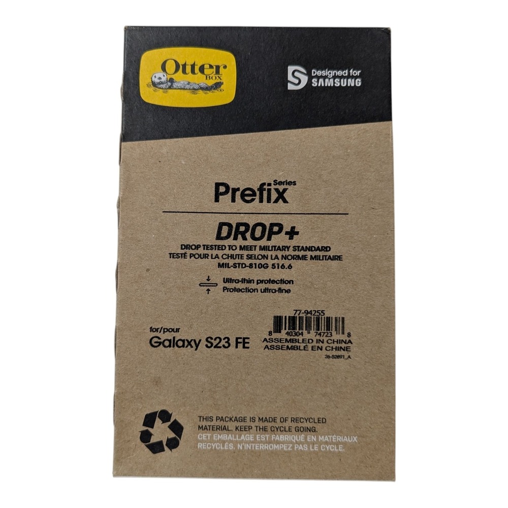 U4-N OtterBox Galaxy S23‎ FE Prefix Series Case - BLACK CRYSTAL